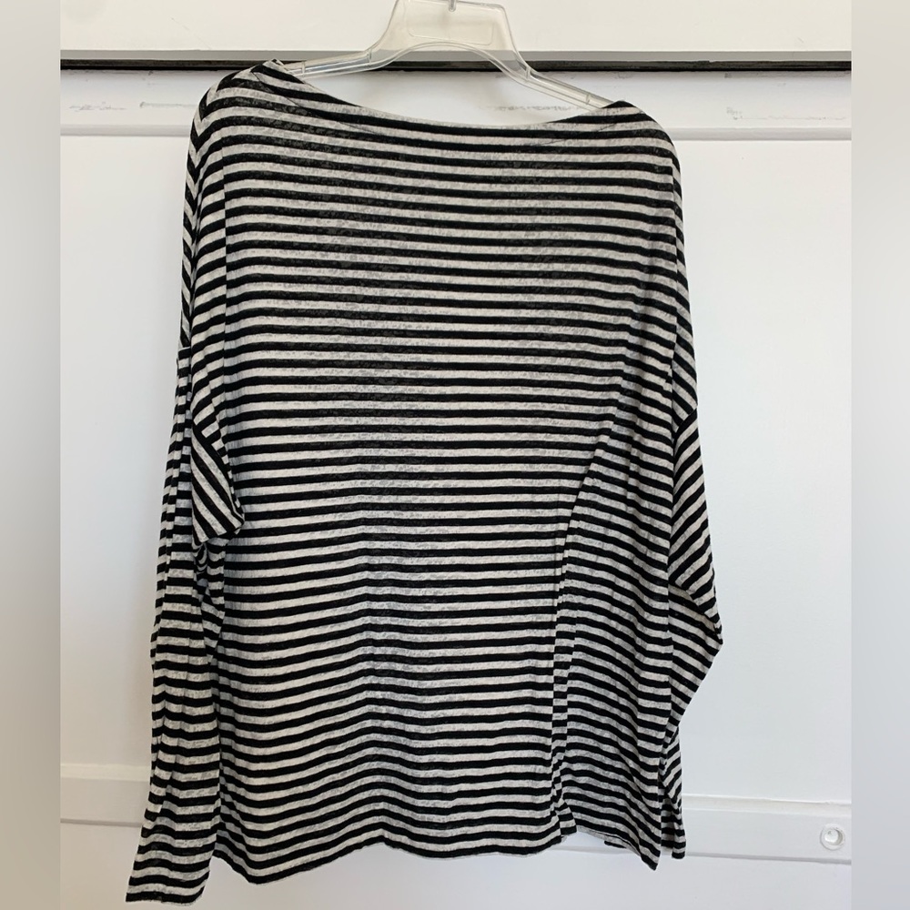 Medium ALLSAINTS Rita Stripe Oversize Tee